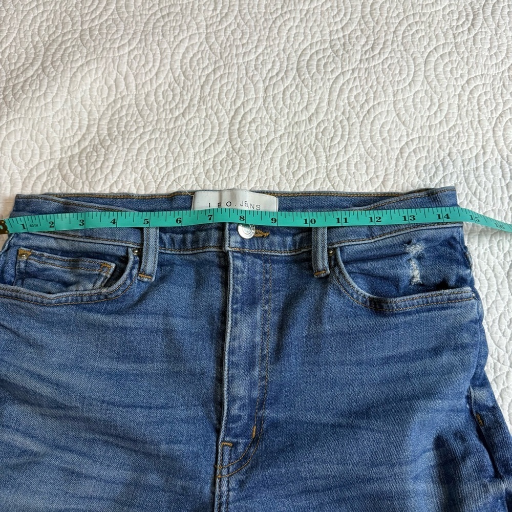 IRO High Rise Blue Distressed Jeans - Picture 5 of 10